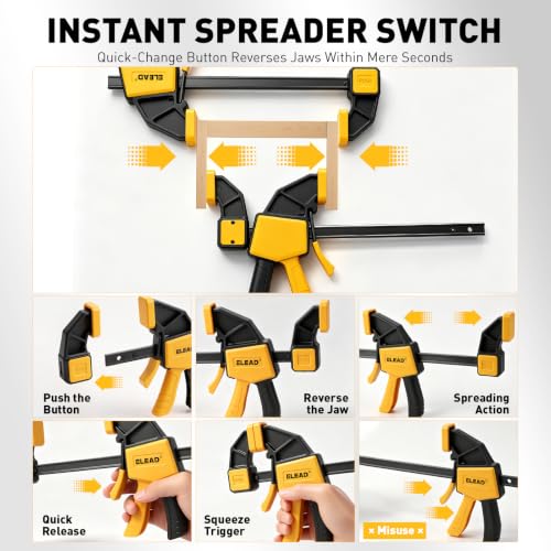 Using ELEAD clamp connectors for extended reach