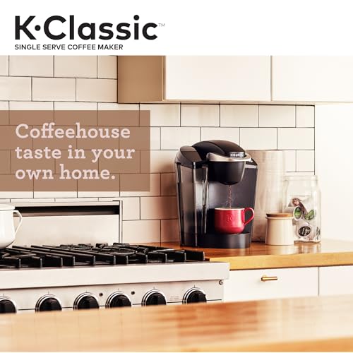 Keurig K-Classic coffee maker inserted K-Cup pod