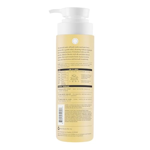 Naturium body wash label details