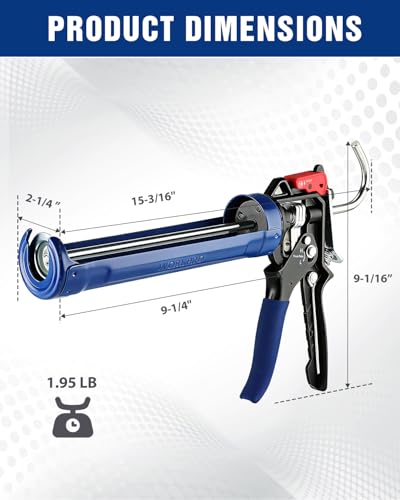 Full blue WORKPRO caulking tool