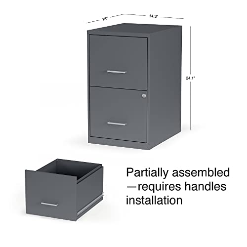 Vertical file cabinet for letter files