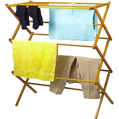 Detailed view of wooden rack construction