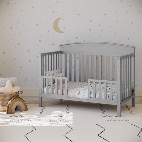 Side profile of Graco Benton convertible crib