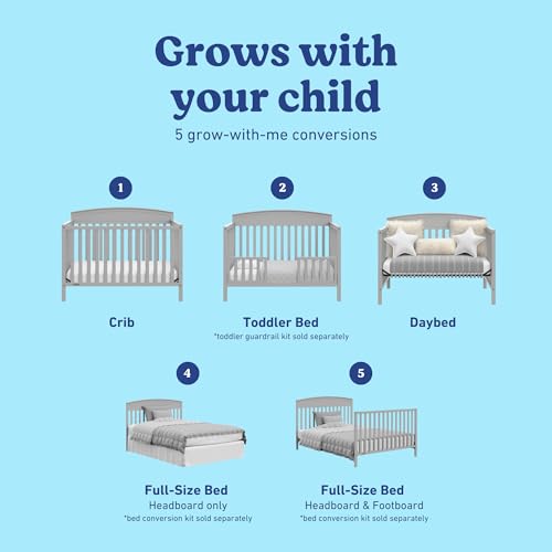 Graco Benton crib shown as a full-size bed