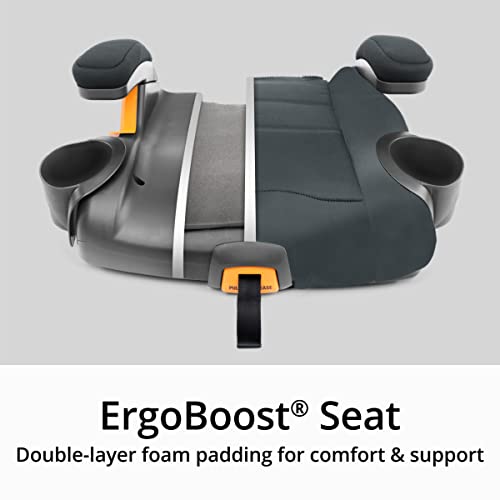 Adjustable height booster backrest