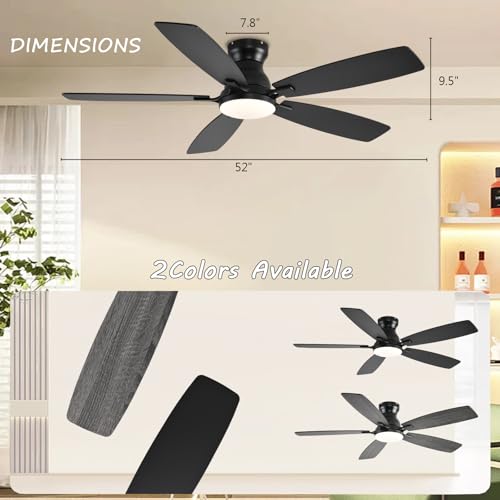 JSAITEE 6 Speeds Ceiling Fan