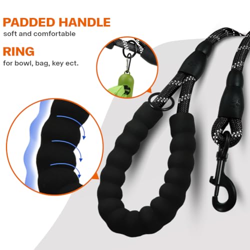 Heavy-duty swivel hook on Taglory leash