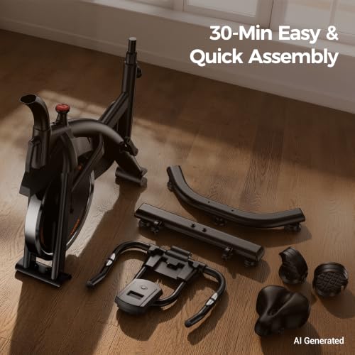 Friction-Black Sliver Exercise Bike