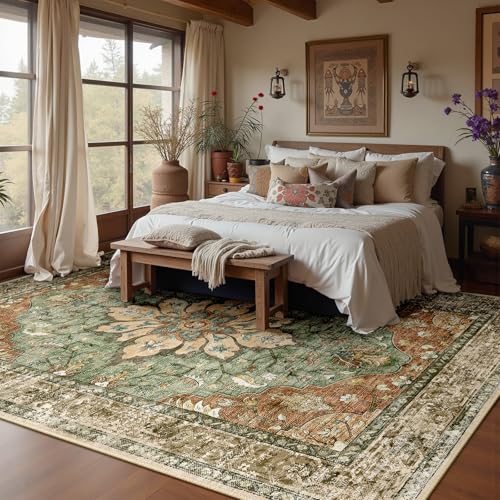 Non-slip backing detail on RELEANY rug