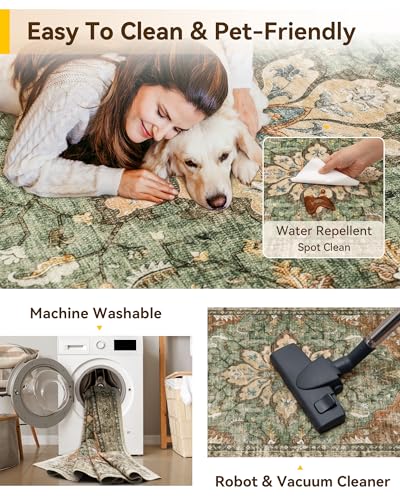 Machine washing a RELEANY area rug
