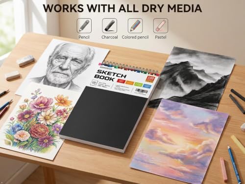 Soucolor 100 sheet sketchbook pages