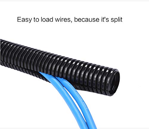 Alex Tech polyethylene wire protector in black
