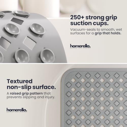 Homerella shower mat suction cup underside detail