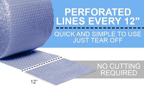 12-inch wide bubble wrap roll for shipping