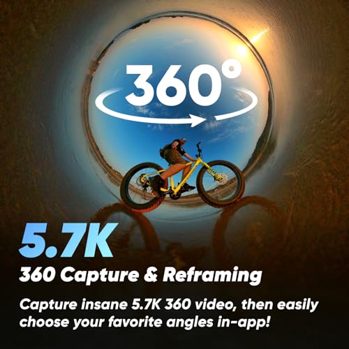 Insta360 X3 side profile with touchscreen