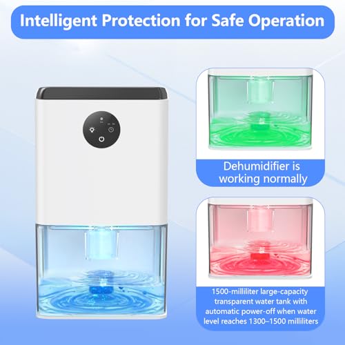Small dehumidifier in a bedroom