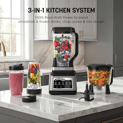 Ninja kitchen system 1400 peak watt motor base close up