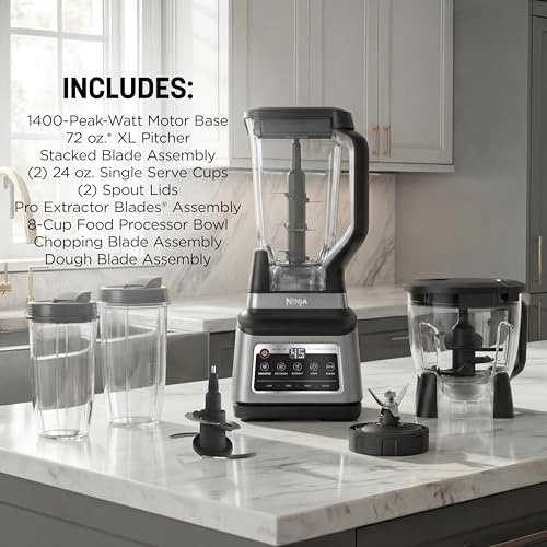 Ninja kitchen system accessories and interchangeable blade assemblies