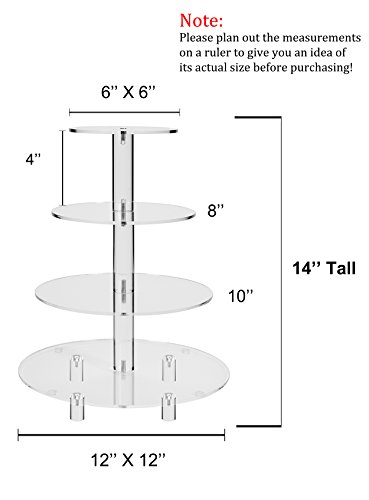 Jusalpha stand with cupcake capacity display
