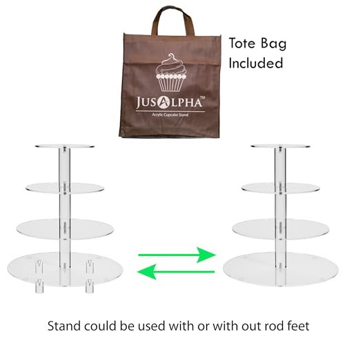 Jusalpha acrylic stand flat storage components