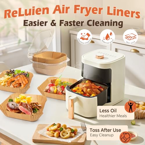 Cooking food on ReLuien parchment liner