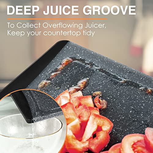 Stack of Empune plastic cutting boards