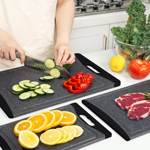 Dark gray Empune cutting board top view