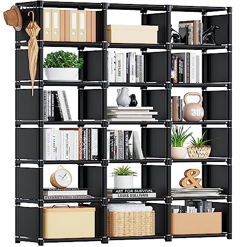 Mavivegue 18-Cube extra large bookcase in black