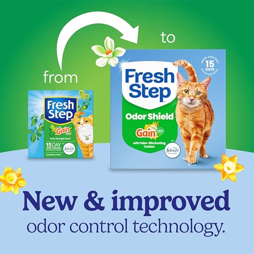 Fresh Step Gain scented clumping litter packaging