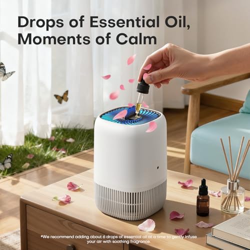 VOOPNU air purifier in a modern living space