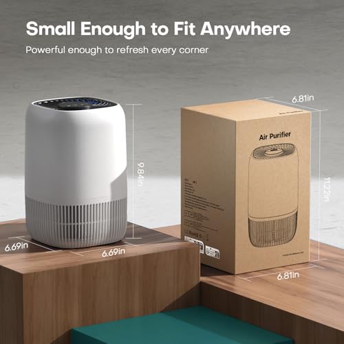 VOOPNU air purifier with packaging accessories