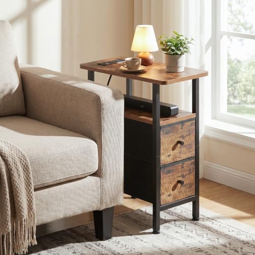 LOAKEKEL HETNDP02 end table with charging ports