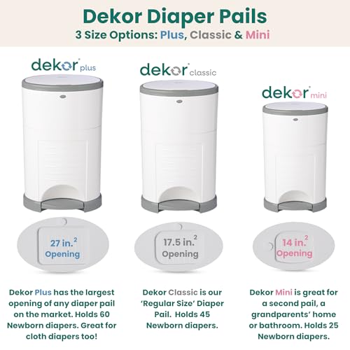 Diaper Dekor EKO Classic side profile white finish