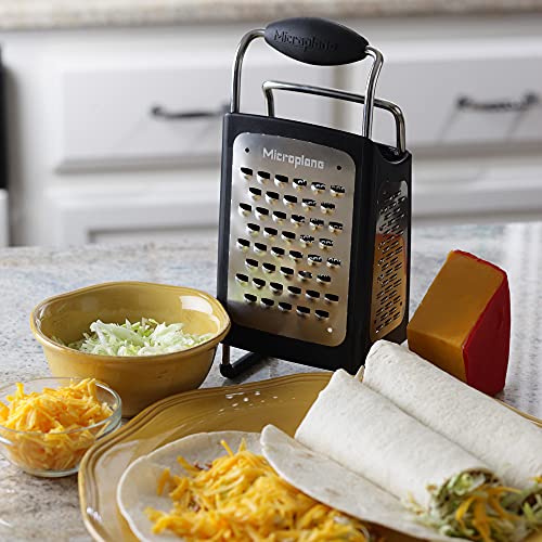 Microplane 10-inch grater black handle view