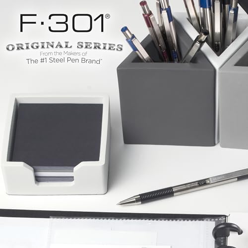 Black ink Zebra Pen F-301 writing sample
