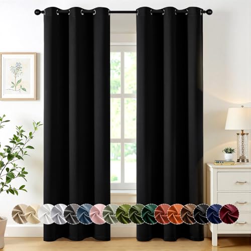 MIULEE Blackout Curtains set of 2 panels