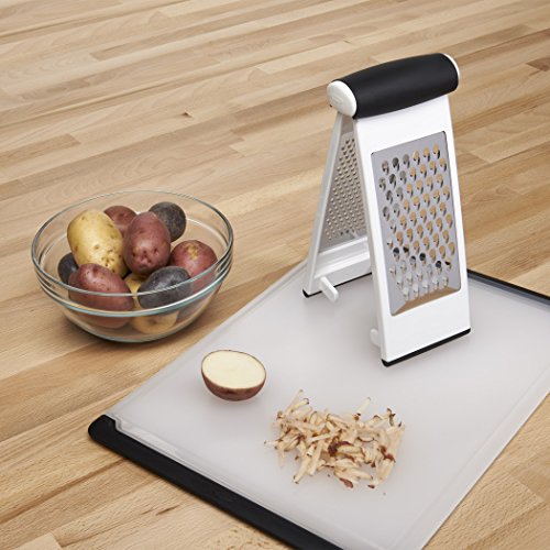 OXO kitchen grater stainless steel surfaces