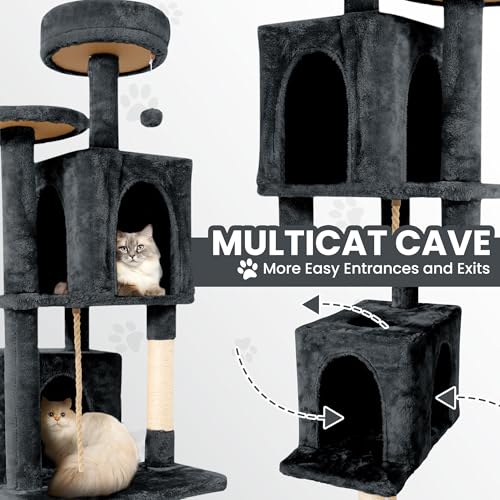 Multi-level climbing steps on TSCOMON cat tower