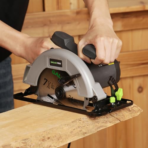Black and silver circular saw base