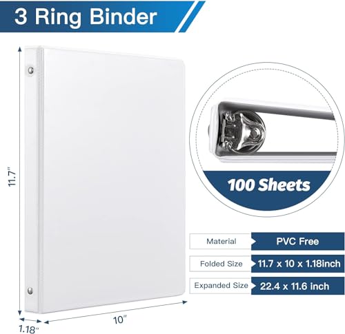 SUIN binder 0.5-inch ring mechanism detail