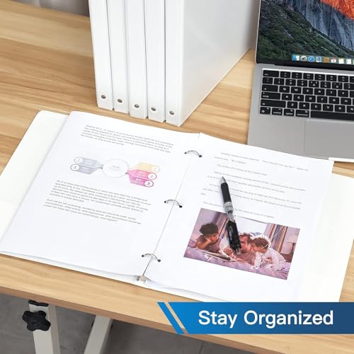 SUIN 0.5-inch binder opened flat