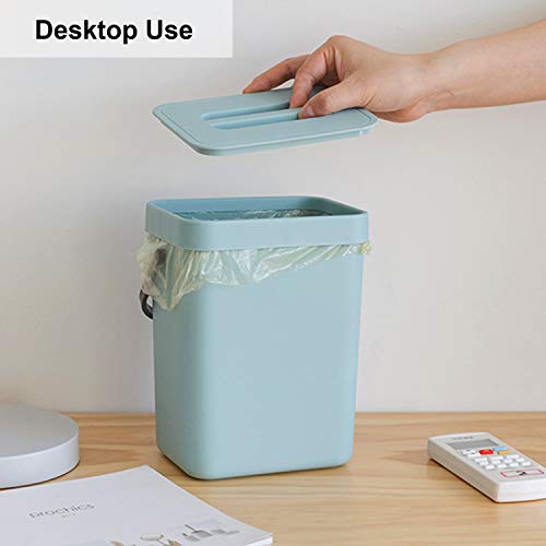Wall-mounted LALASTAR blue compost container