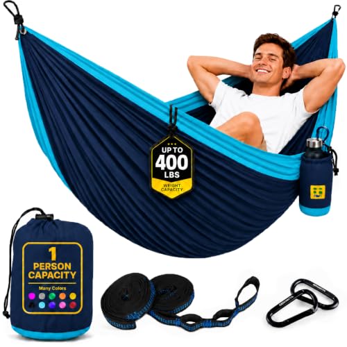 SEWANTA Vineen Blue hammock folded in carry bag