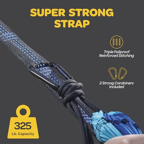 Close up of SEWANTA hammock steel carabiner