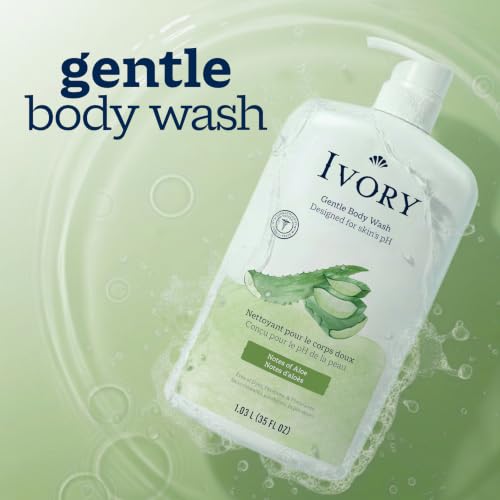 Ivory Body Wash brand label details