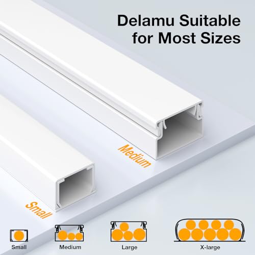 Detailed shot of Delamu cable hider profile