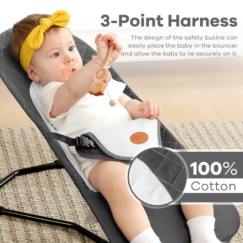 Adjustable recline positions on HKAI baby seat
