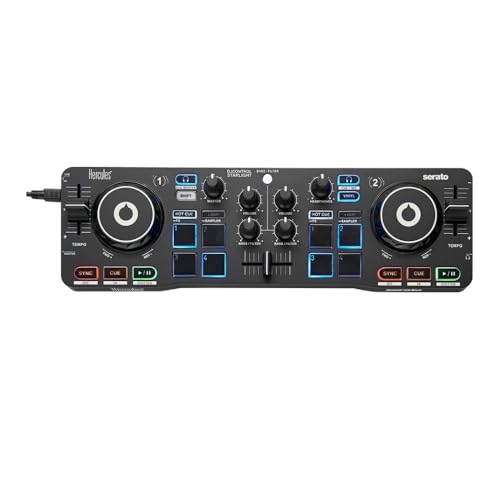 Hercules DJControl Starlight top view