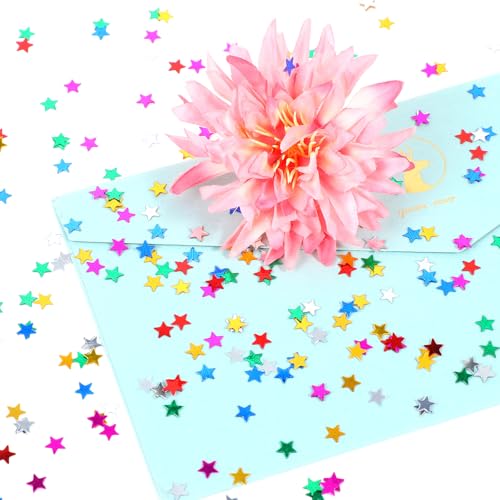 Star confetti used for party decoration