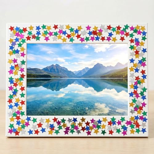 Star shaped confetti for DIY craft projects